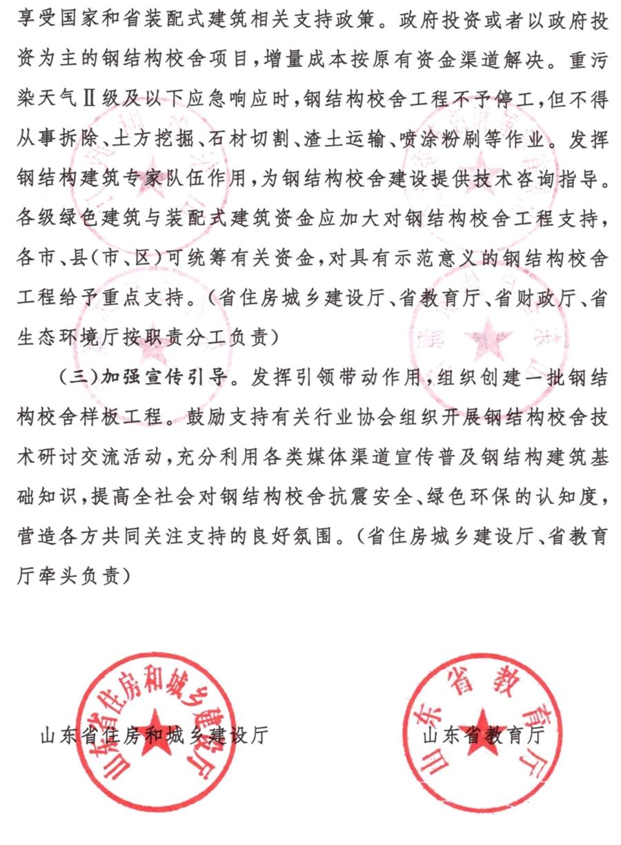 鋼結(jié)構(gòu)校舍建設(shè) 政策扶持知多少！(圖5)