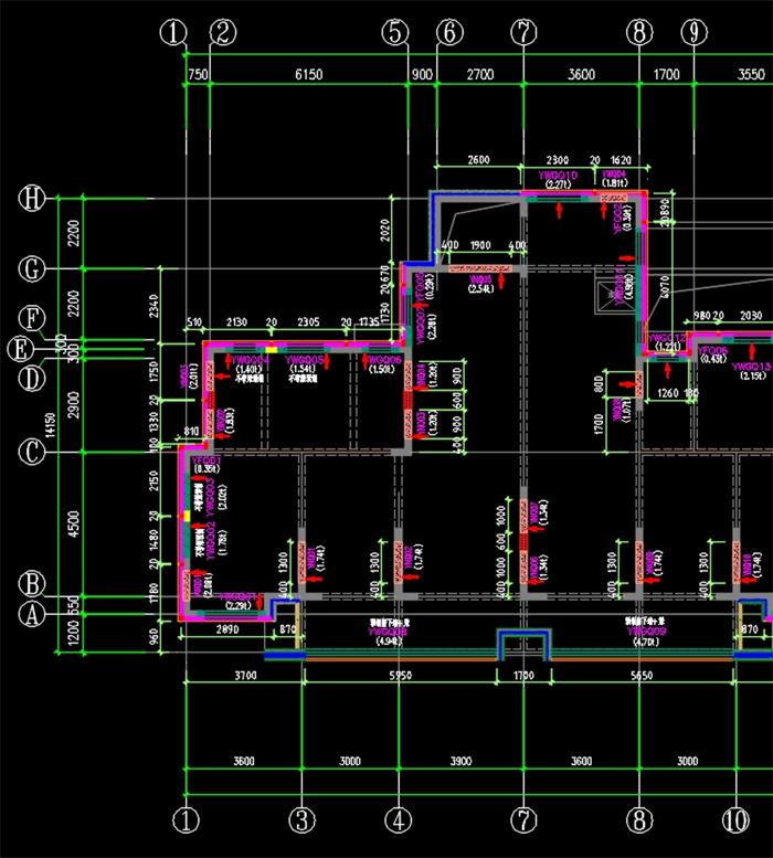 施工圖欣賞:上海富凝裝配式建筑BIM正向拆分設計(圖3)